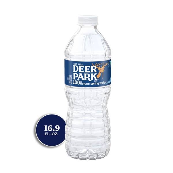 Deer Park Spring Water, 100% Natural - 16.9 fl oz