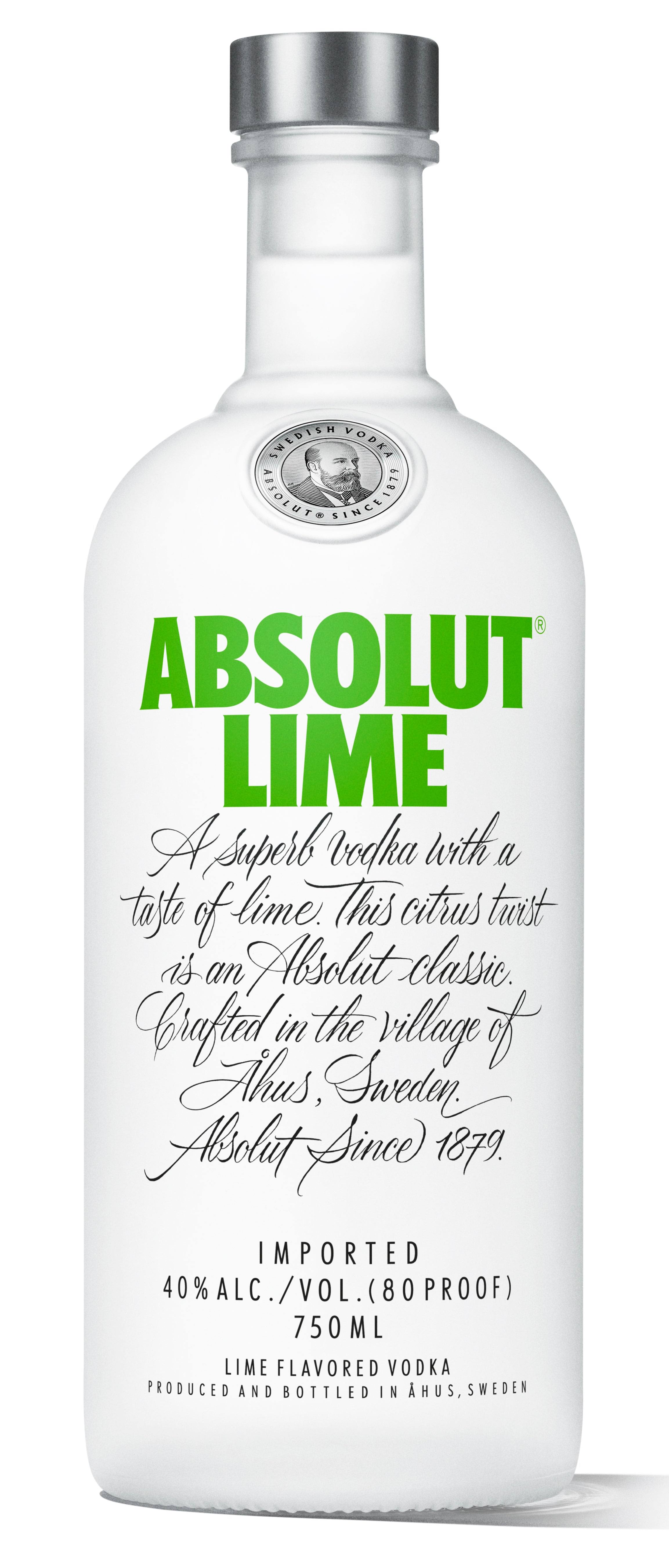 Absolut Vodka, Lime Flavored - 750 ml
