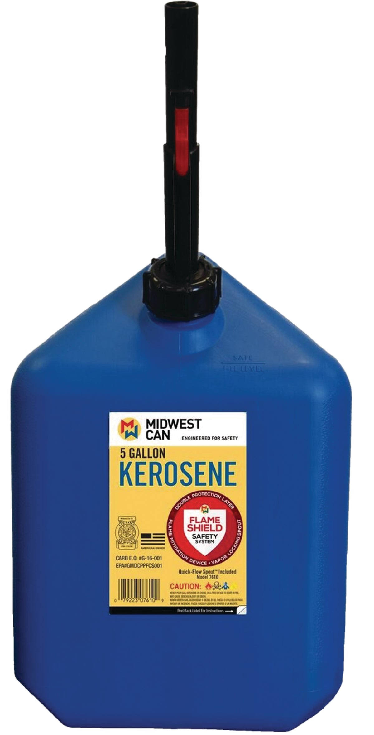 Midwest Can 7610 Plastic Kerosene - 5gal