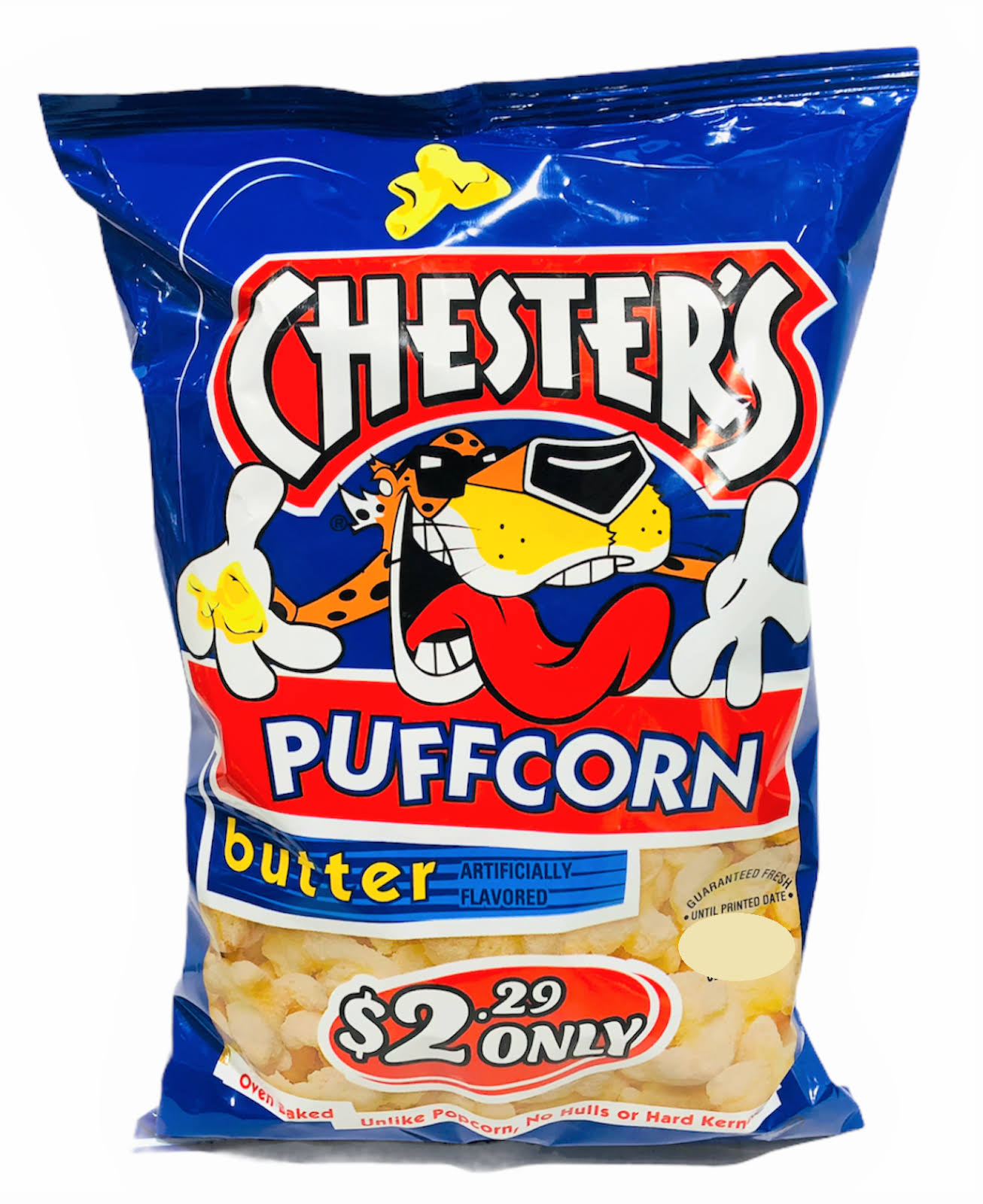 Chesters Puffcorn, Butter - 3.25 oz
