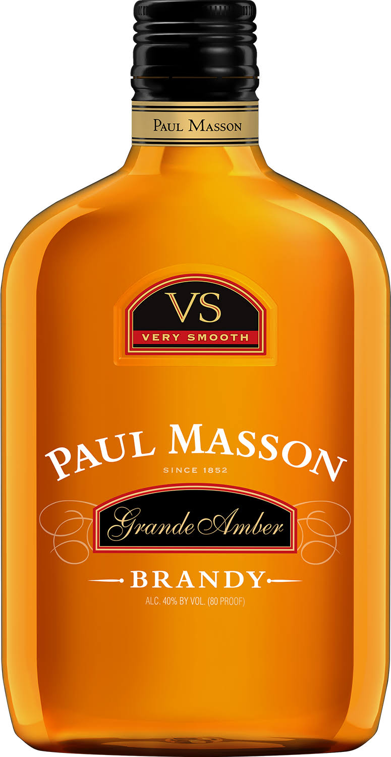 Paul Masson Grande Amber Brandy, VS Very Smooth - 375 ml