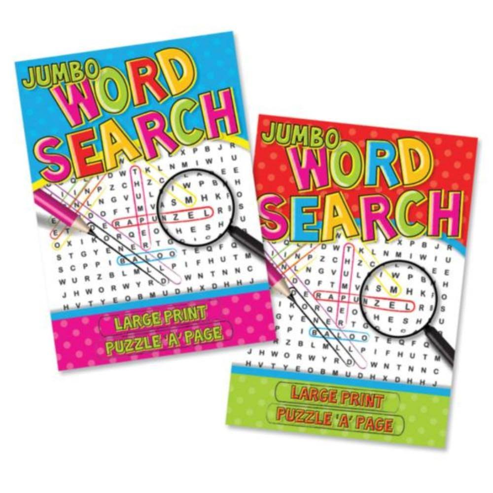 Super Jumbo Word Search Book - One Supplied