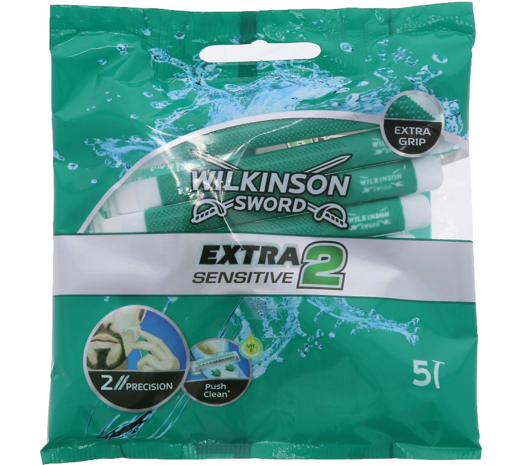 Wilkinson Extra Sensitive 2 Disposable Razors - 5ct
