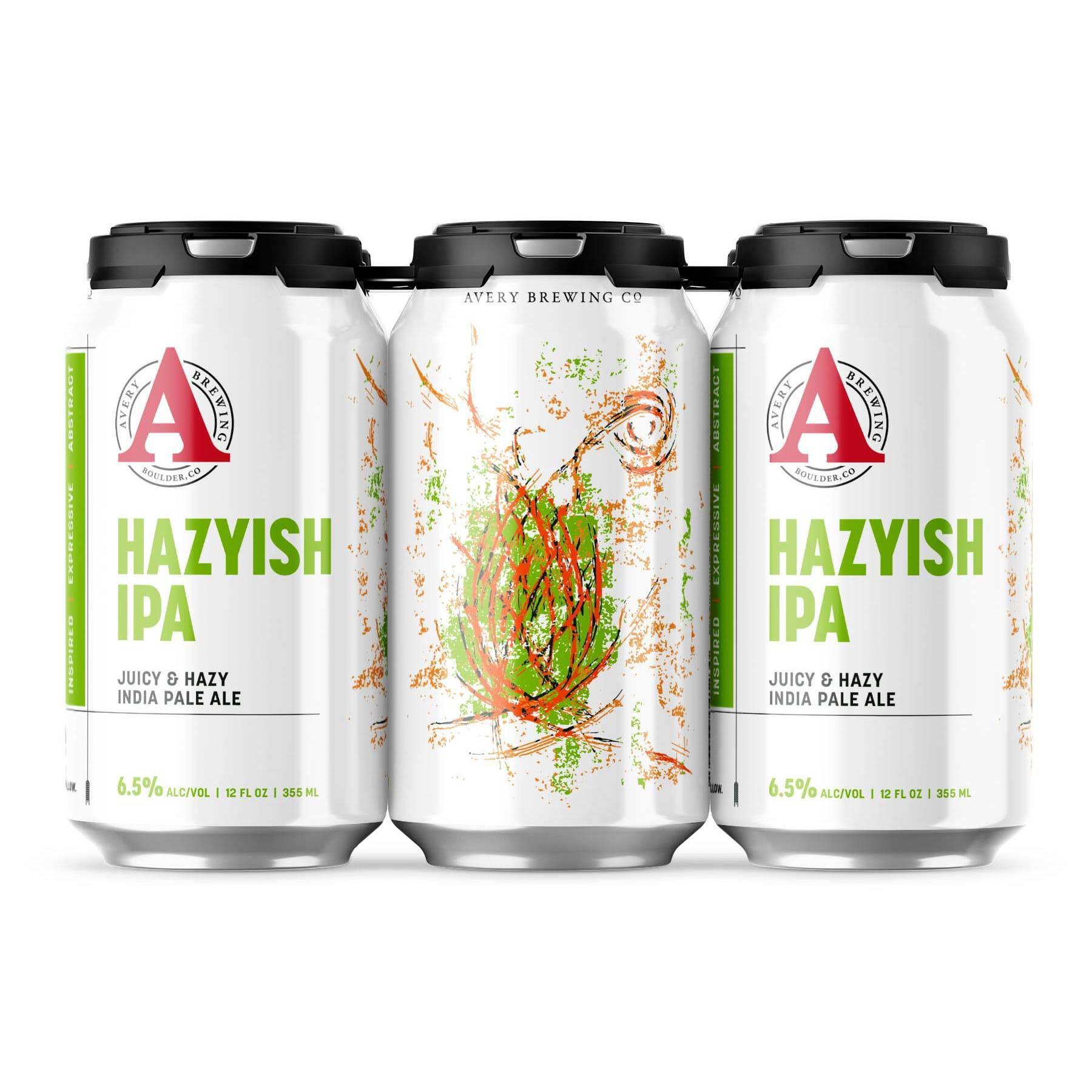 Avery Brewing Beer, Hazyish IPA - 12 fl oz