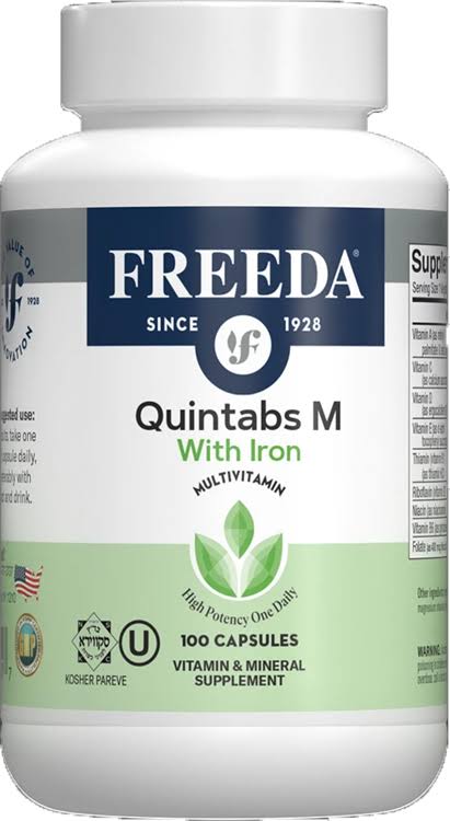 Freeda Quintabs M Supplement - 100 Tablets