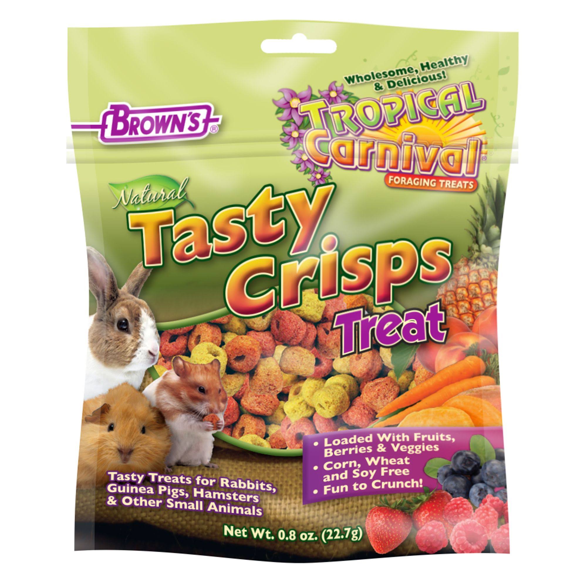 FM Browns 44525 Tropical Carnival Pet Baked Crisps - .8oz