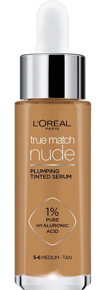 L'Oréal - True Match Nude Plumping Tinted Serum - Medium-Tan 5-6