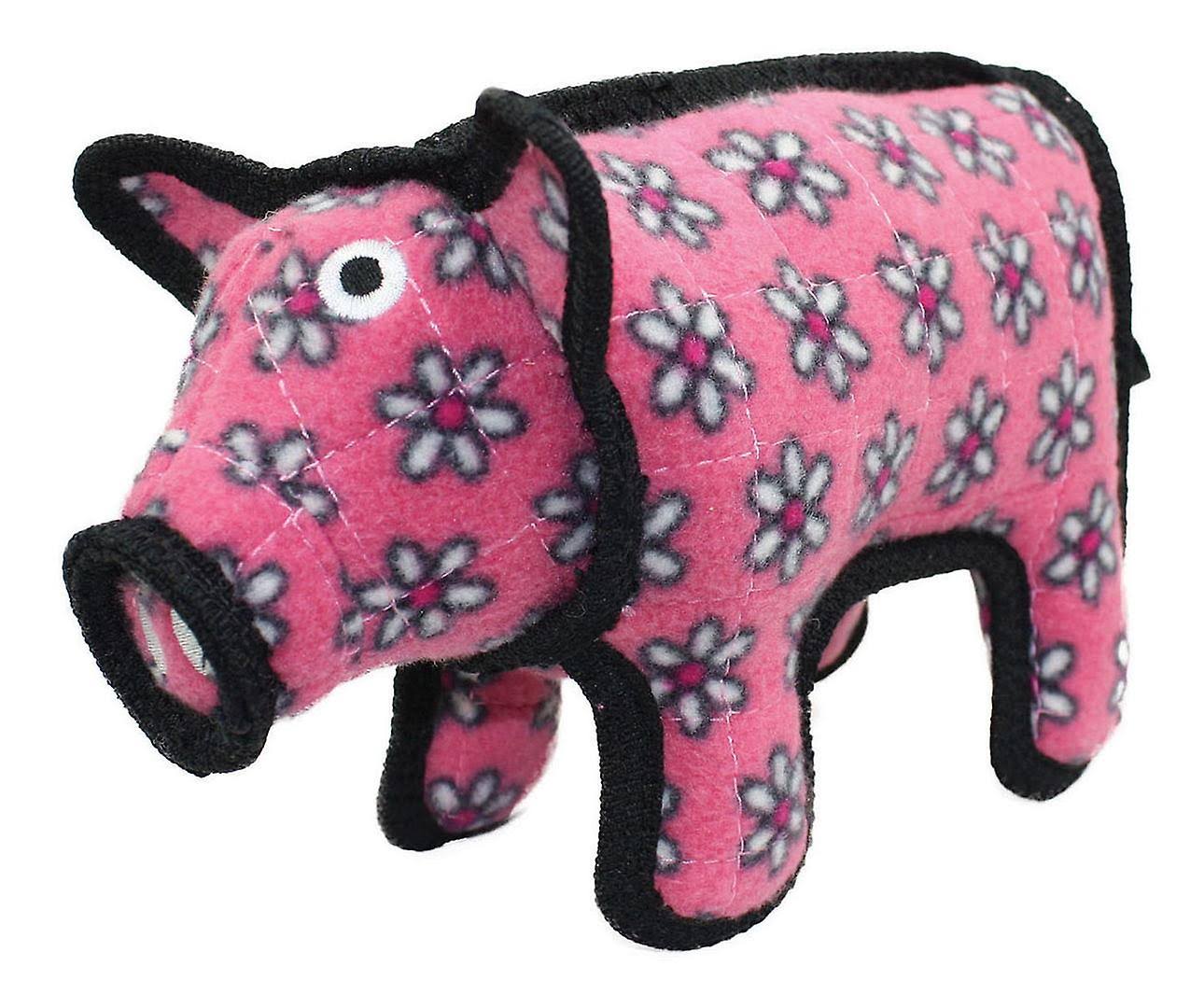 Tuffy Barnyard Pig Squeaky Dog Toy