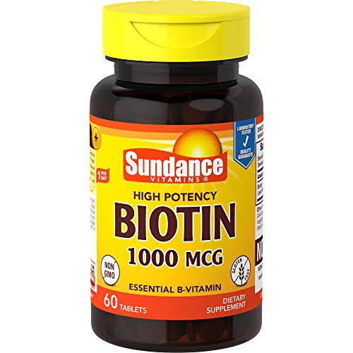 Sundance Biotin 1000 MCG Supplement - 60 Tablets
