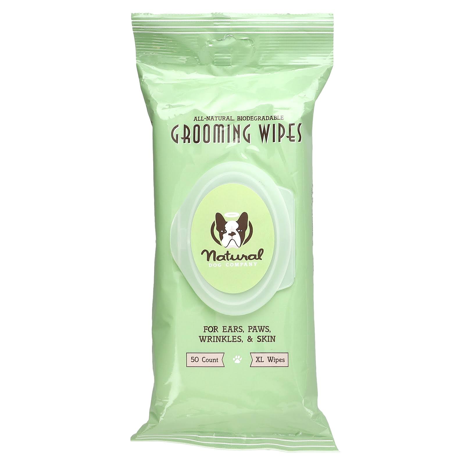 Natural Dog Company Grooming Wipes - 50 Count