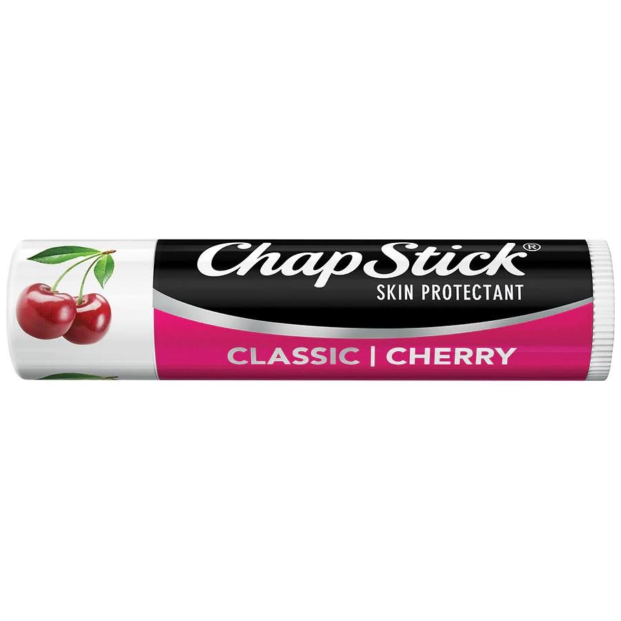 ChapStick Classic Lip Balm Tube, 8-Hour Moisture Cherry