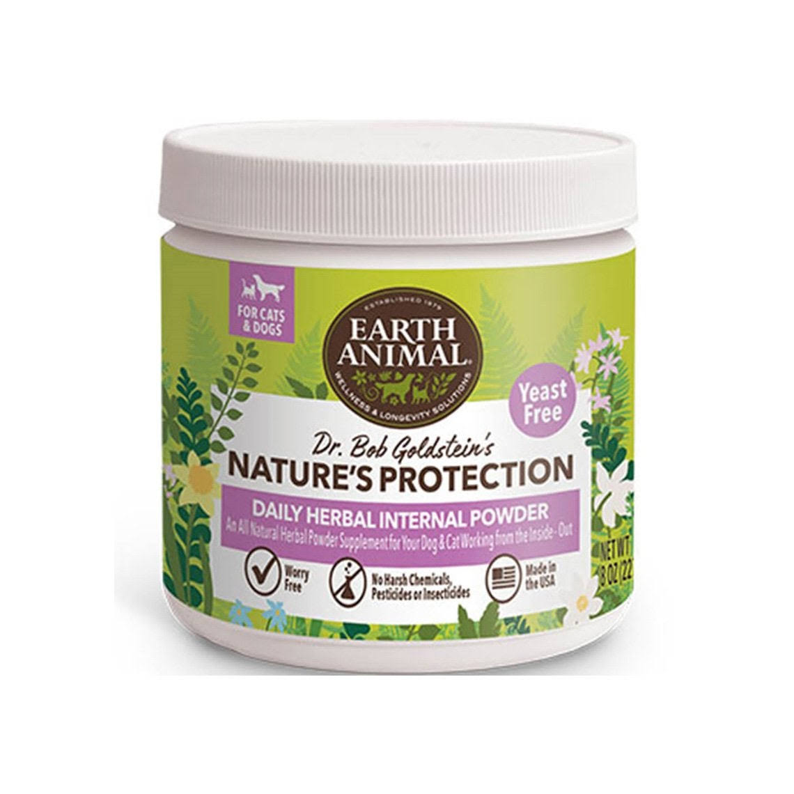 Earth Animal Flea & Tick Program Daily Herbal Internal Powder