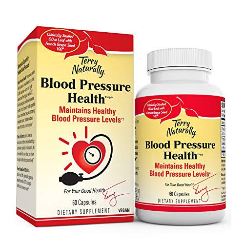 EuroPharma Terry Naturally Blood Pressure Health Supplement - 60 Capsules
