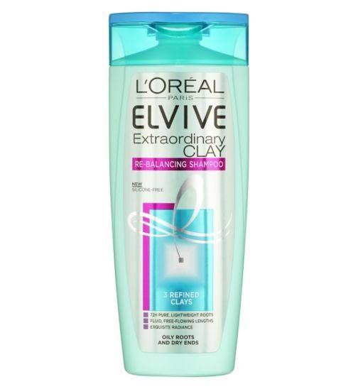L'Oréal Elvive Extraordinary Clay Re-Balancing Shampoo - 500ml