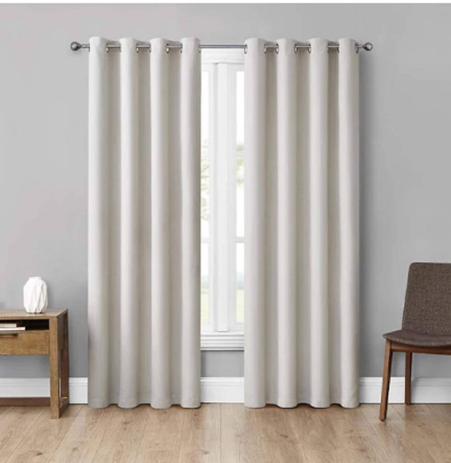 Eclipse Absolute Zero Blackout Curtains 2 Panels Kimball Cream AP39