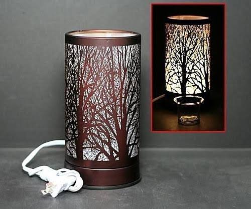 Touch Lamp Copper Forest with Scented Oil Holder Touch Sensor Lamp Ace