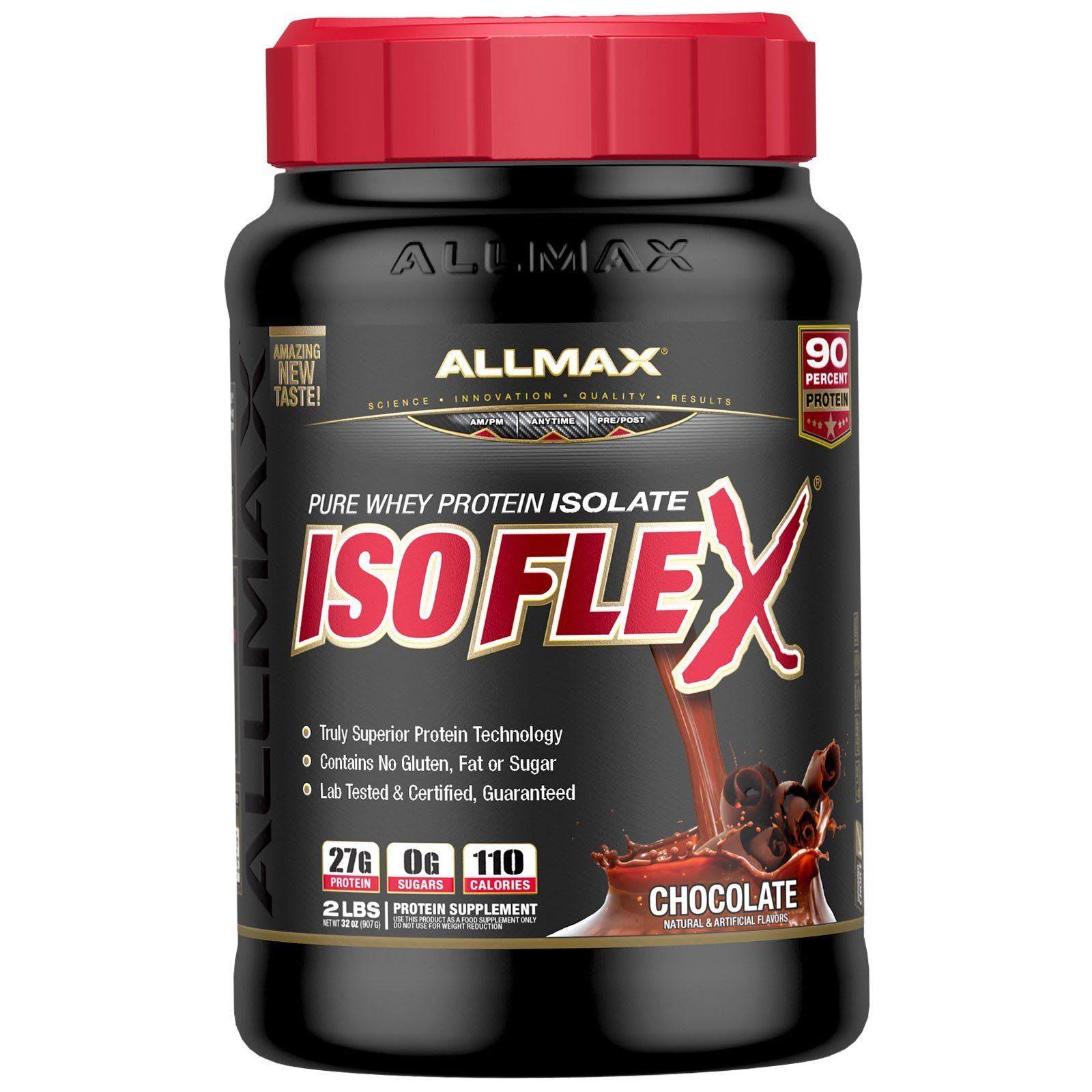 Allmax Nutrition Isoflex Whey Protein Supplement - Chocolate, 2lbs