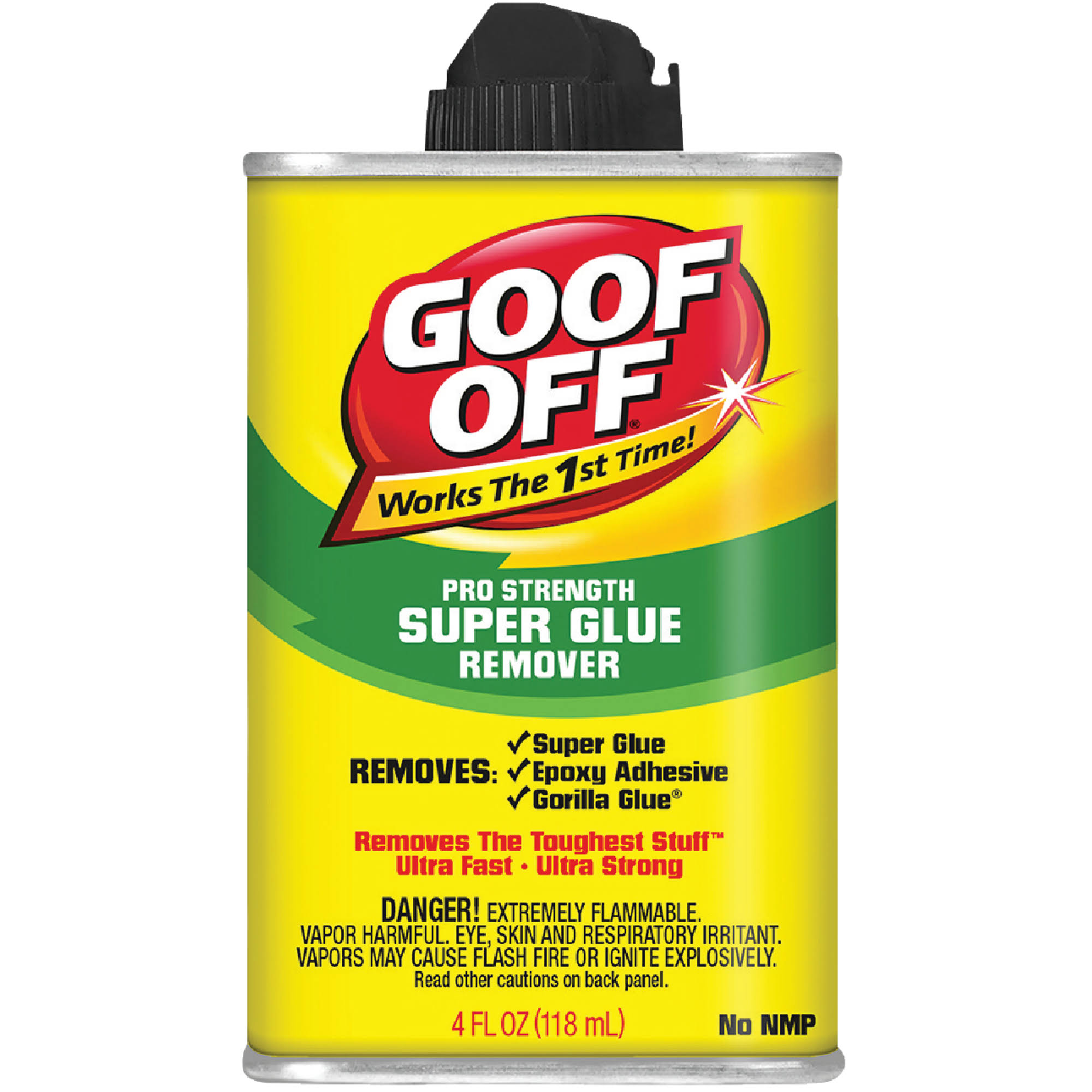 Goof Off FG678 Super Glue Remover, 4 oz