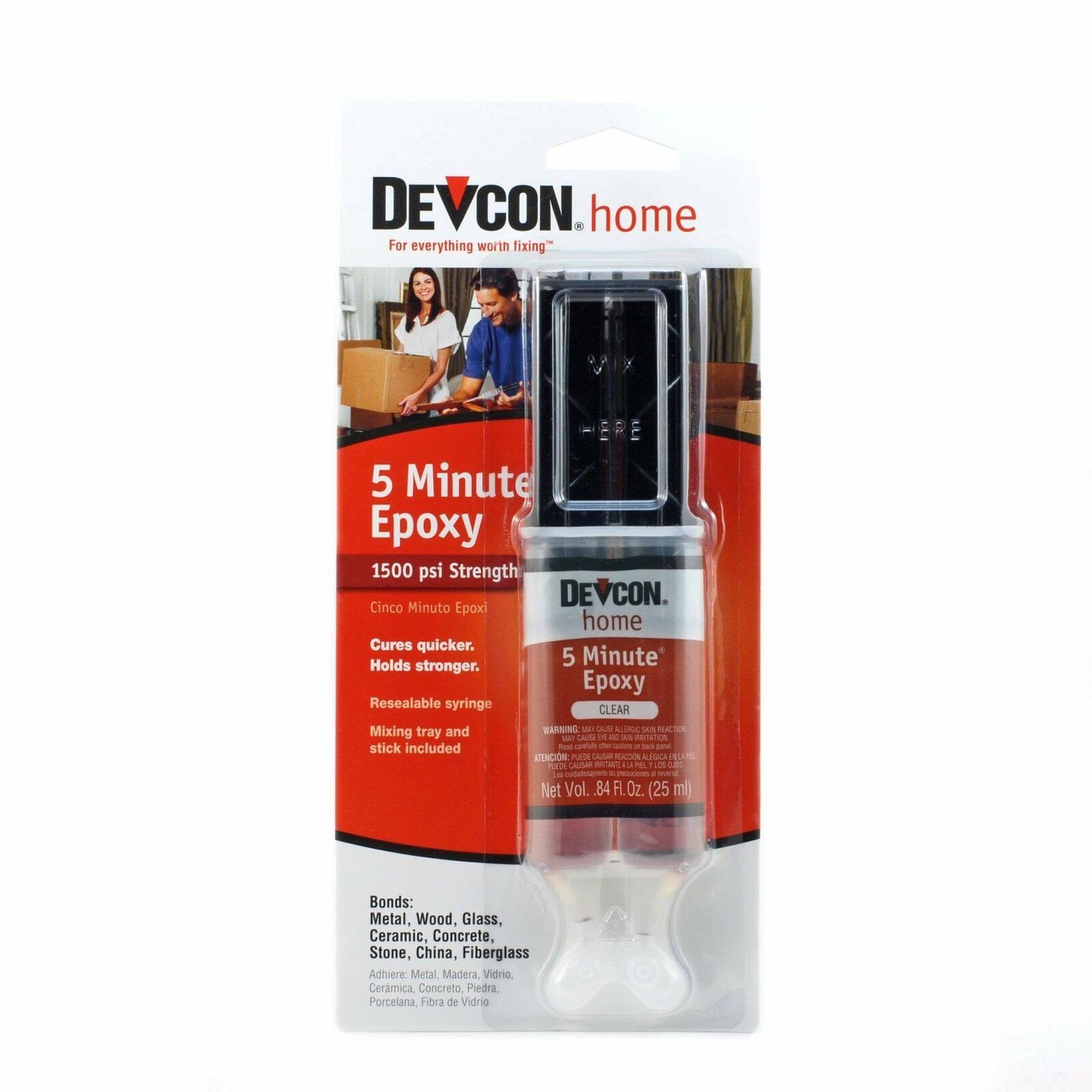 Devcon 5 Minute Epoxy - 25ml, Clear