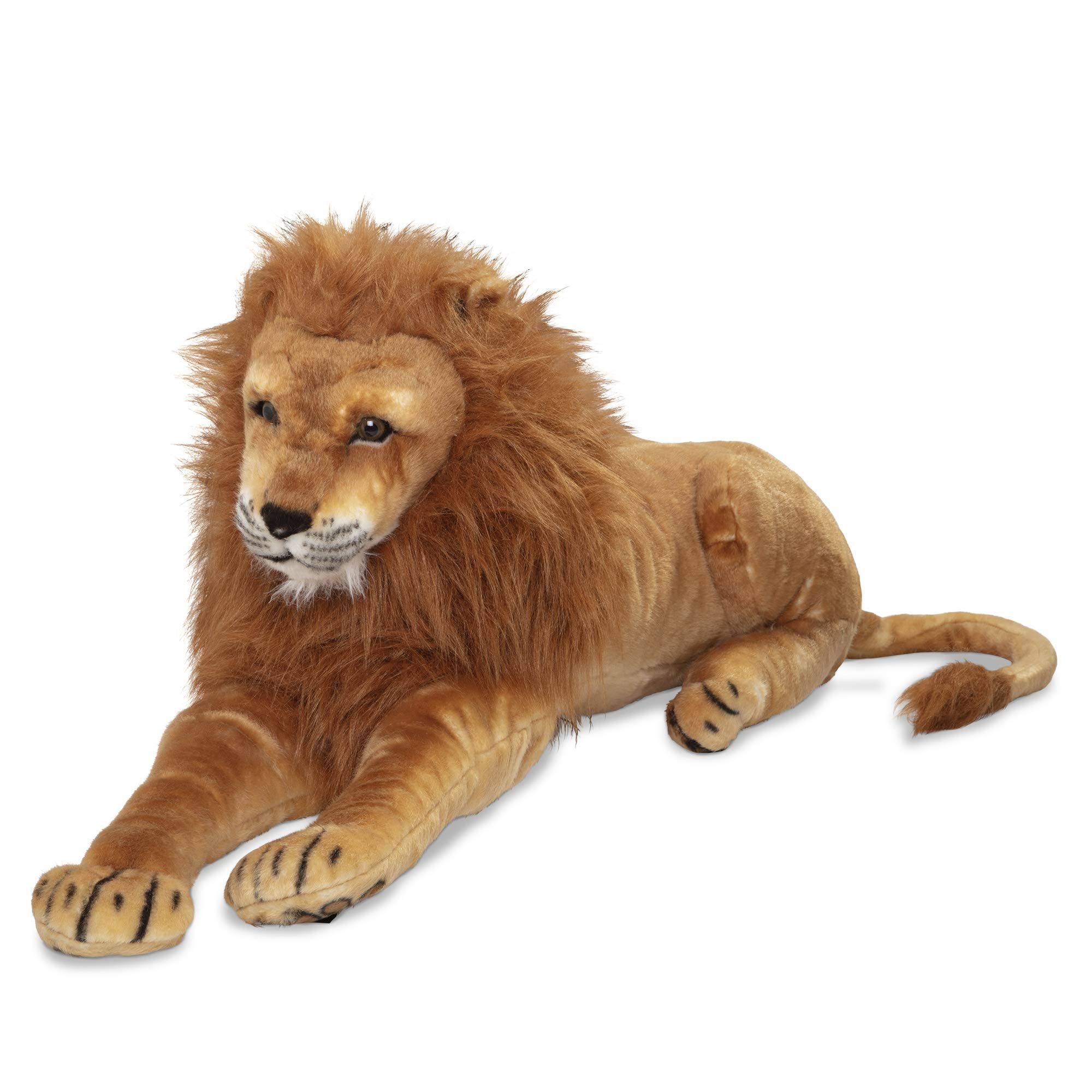 Melissa and Doug Huggable Plush Stuffed Lion Soft Toy - Large