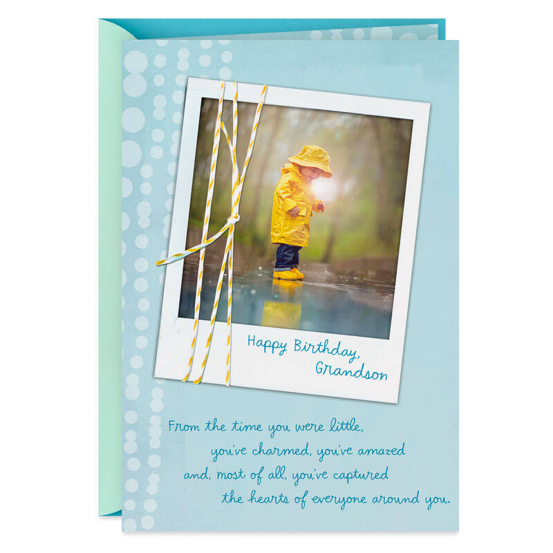 Hallmark Birthday Card, Thinking of You with Love Birthday Card for Grandson