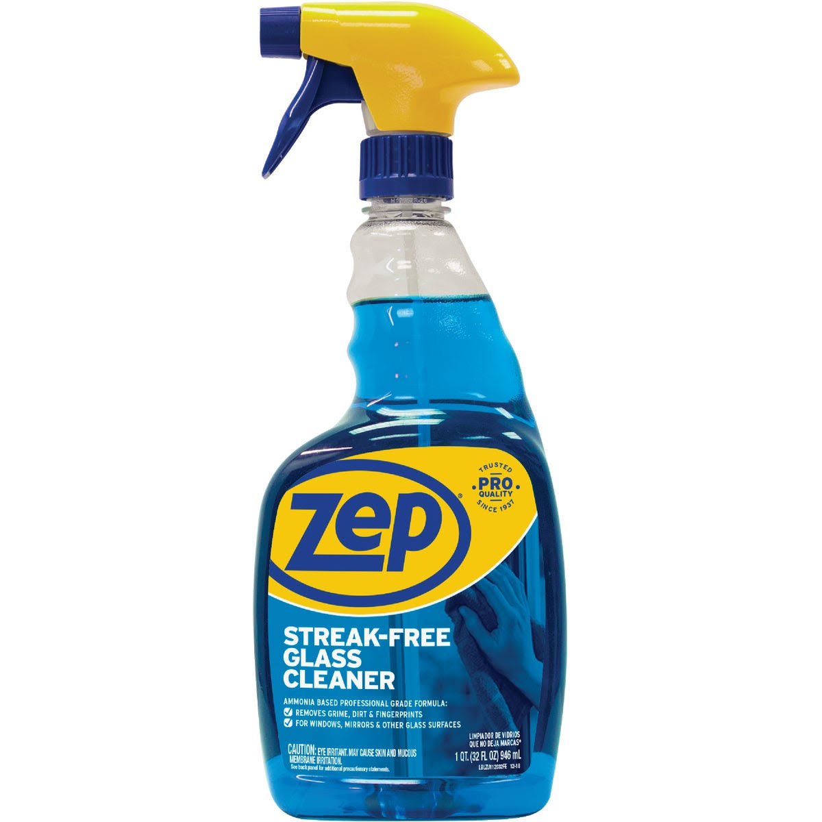 Zep Commercial Streak Free Glass Cleaner - 32oz
