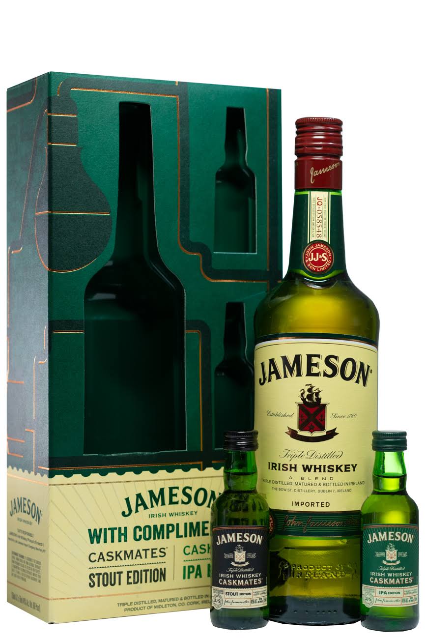 Jameson Caskmates Whiskey Gift Set 75cl