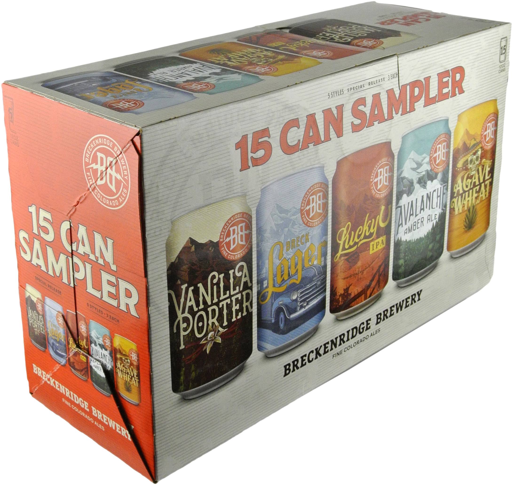 Breckenridge Brewery 15 Can Sampler Pack