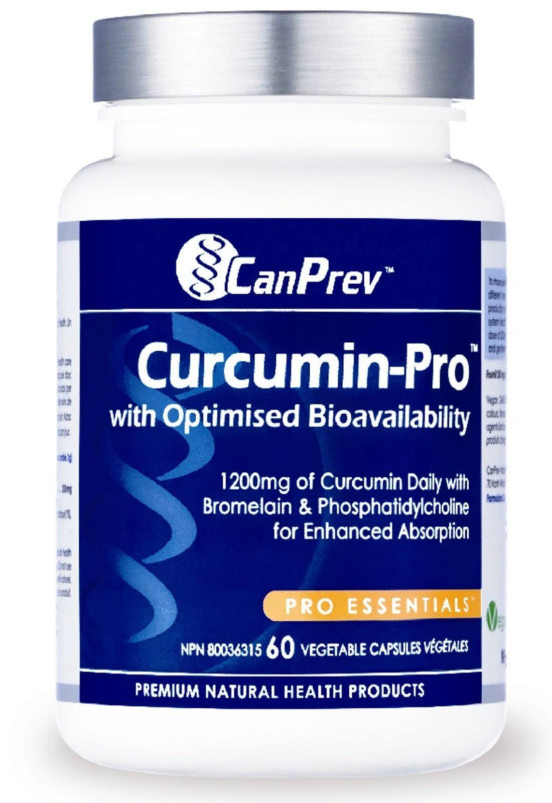 CanPrev Curcumin Pro Suppliment - 60 tab