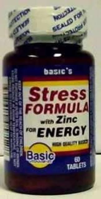 Basic's Stress Formula with Zinc Supplement - 60ct