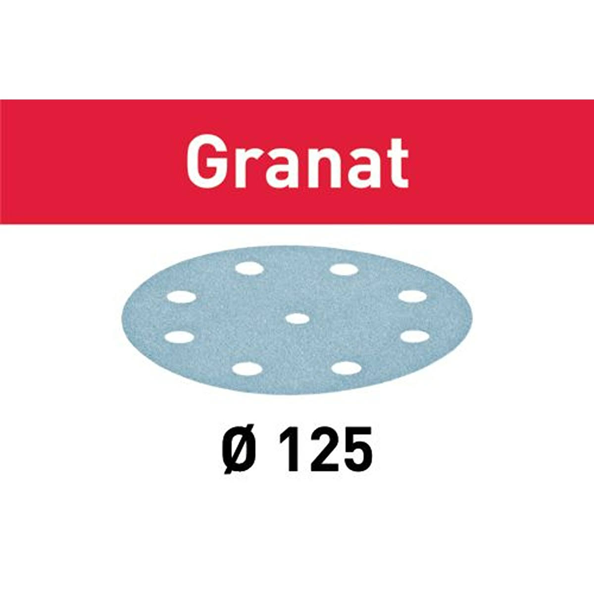 Festool 497145 Sanding Discs - 40 Grit, Granat Abrasives, Pack of 10