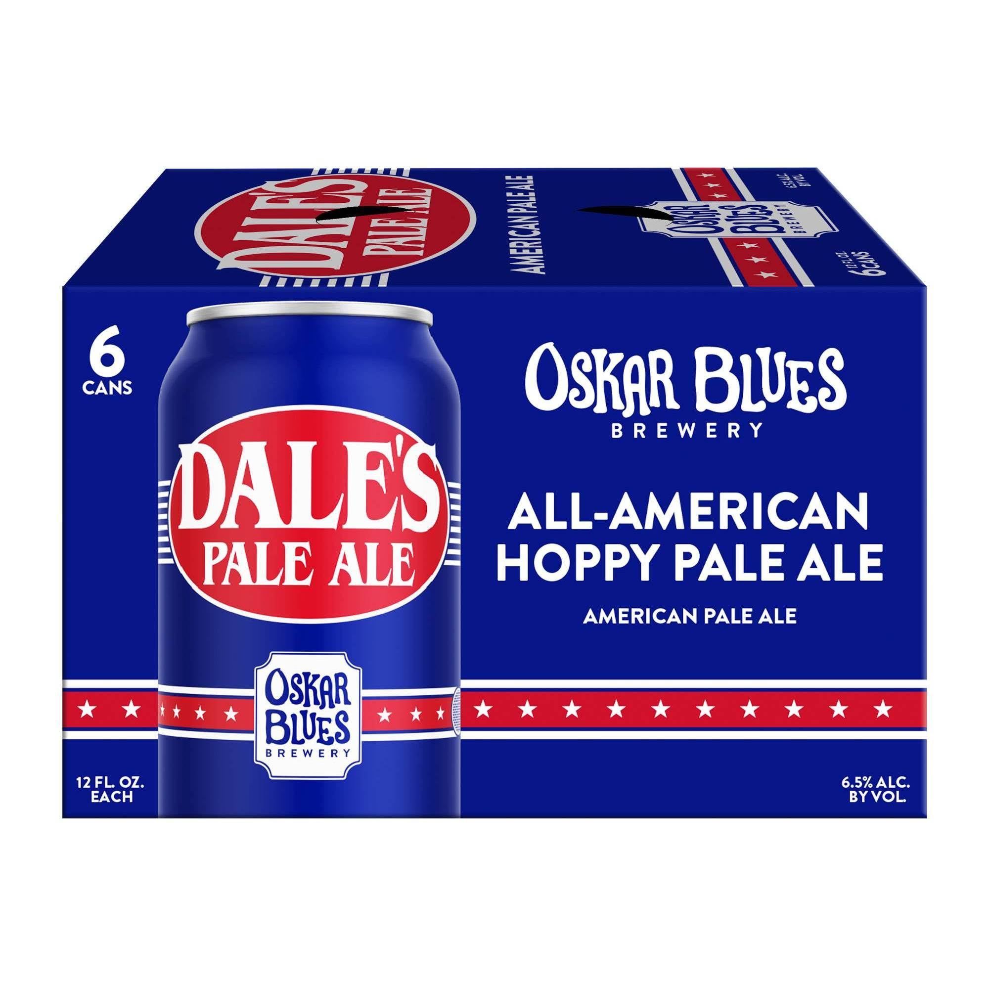 Oskar Blue Dale Pale Ale - 6 count, 12 fl oz cans