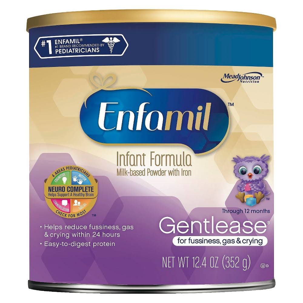 Enfamil Gentlease Milk-Based Powder with Iron Infant Formula - 12.4oz, 0-12 Months
