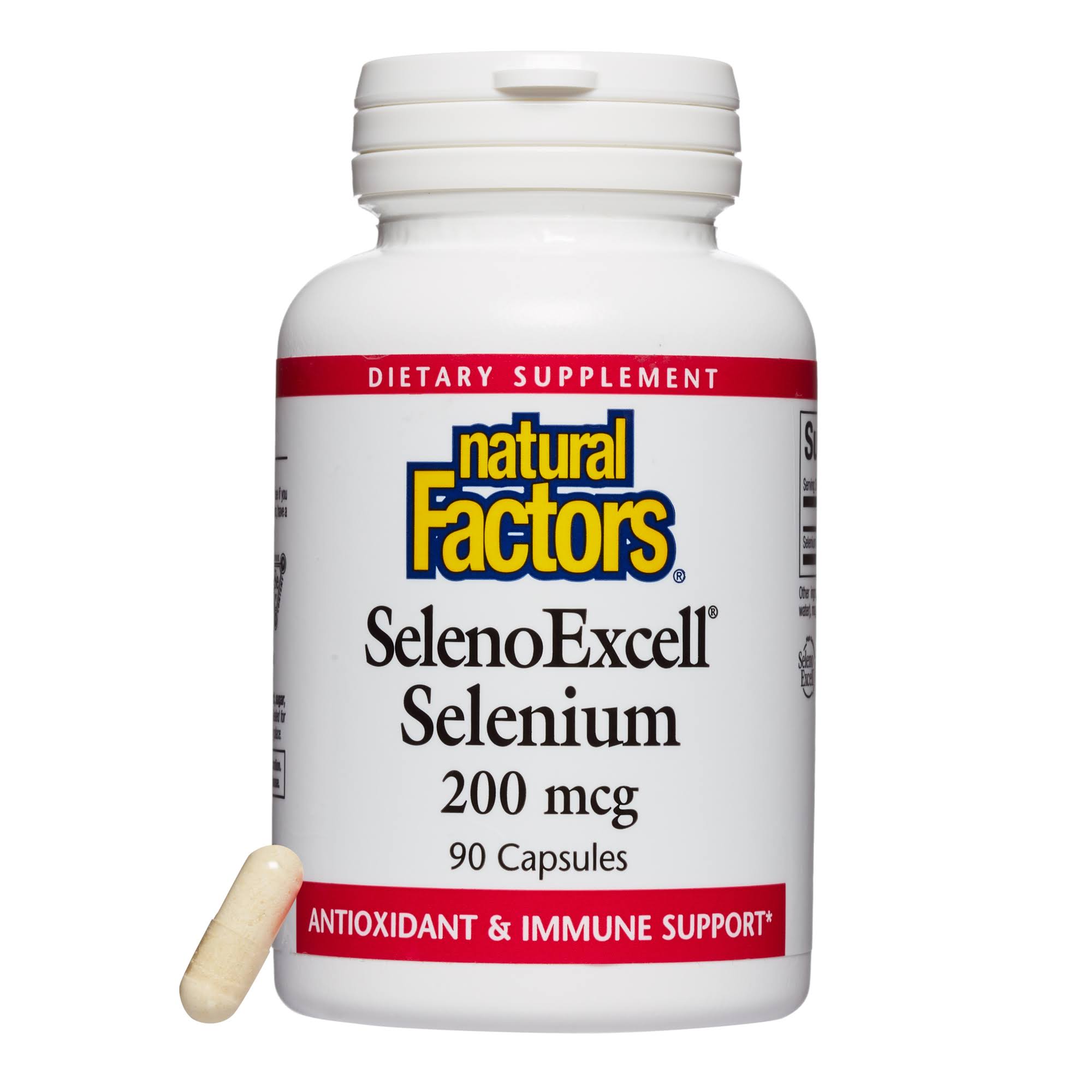 Natural Factors SelenoExcell Selenium Yeast - 200mcg, 90 Capsules