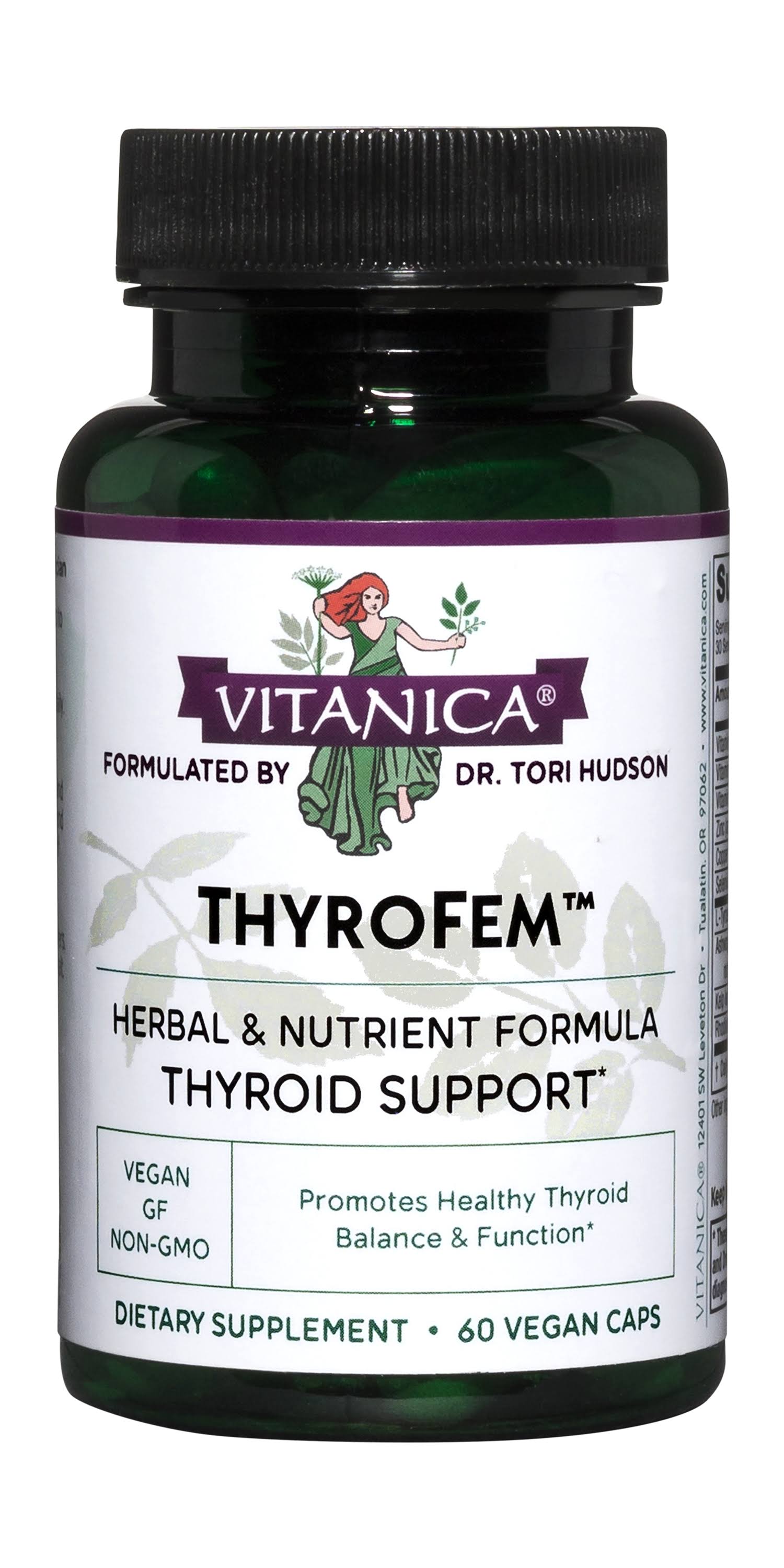 Vitanica ThyroFem Thyroid Support Supplement - 60ct