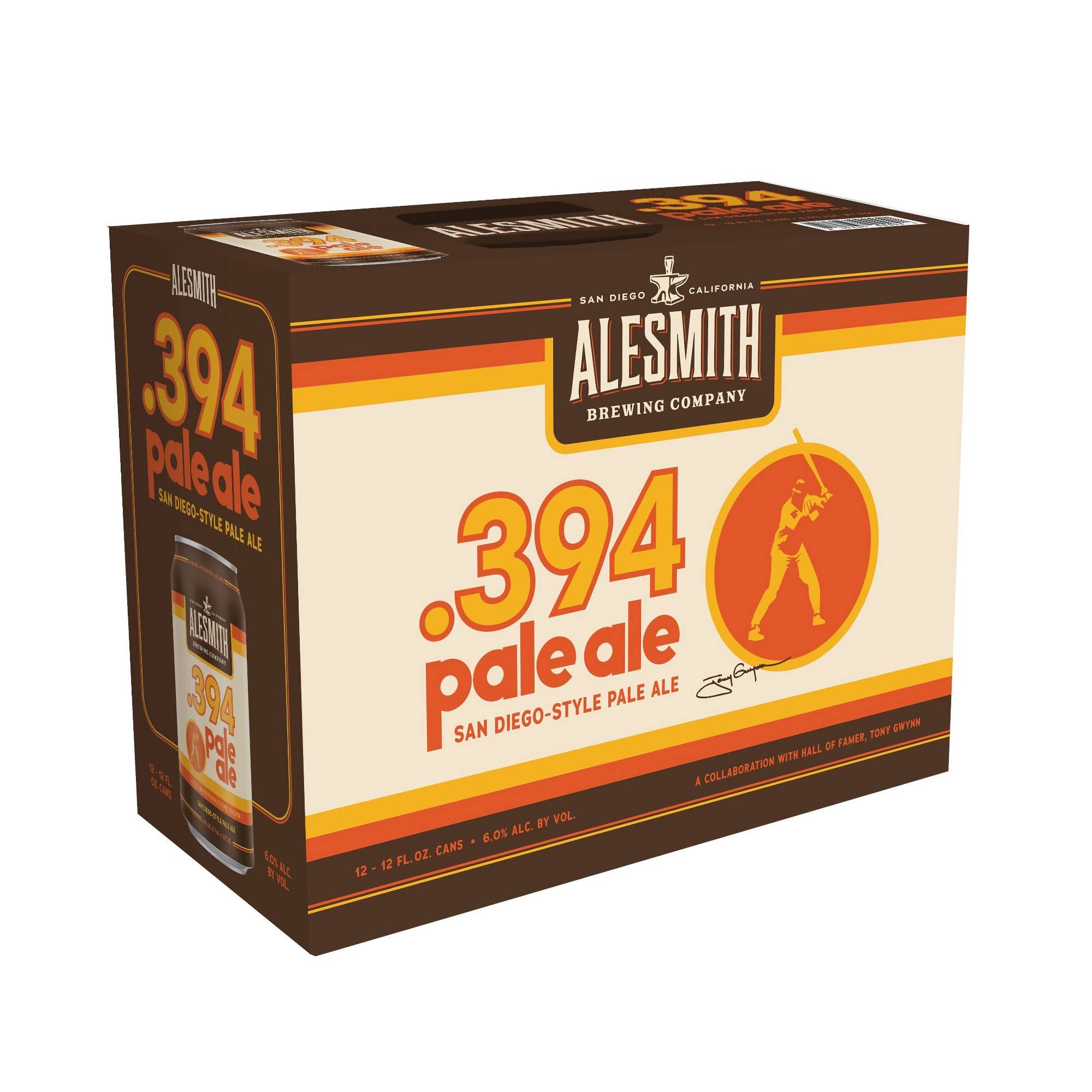 Alesmith Brewing Company .394 San Diego Pale Ale - 12 fl oz