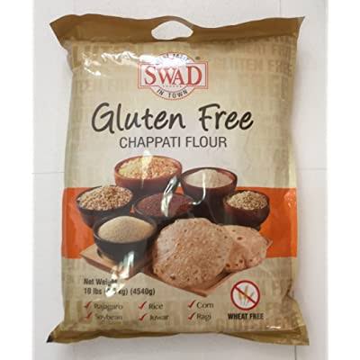 Swad Gluten Free, Wheat Free Multi-Grain Flour - 10lb., 4.5kg, Light