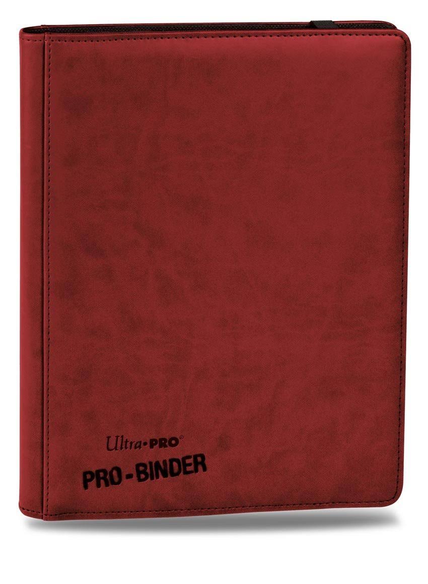 Ultra Pro 84195 Premium 9-Pocket Red Binder