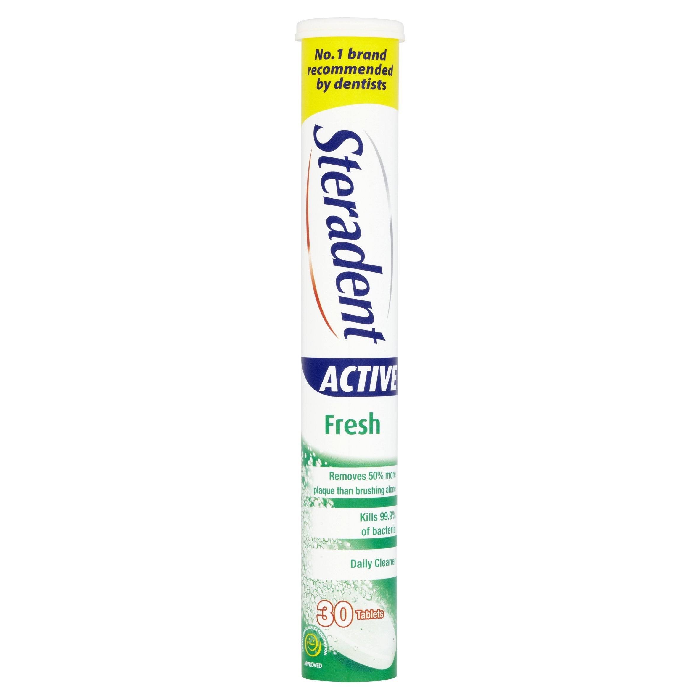 Steradent Active Fresh 30 Tablets