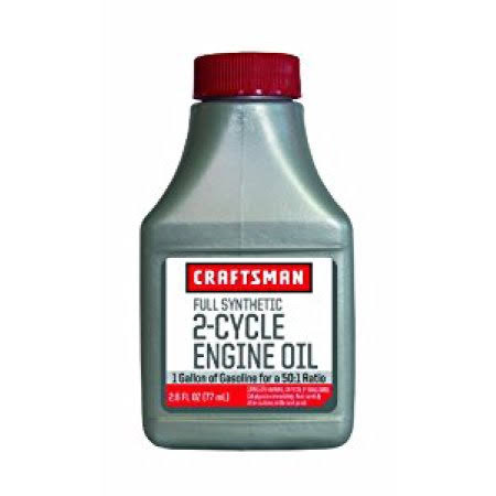 Craftsman Full Synthetic 2-Cycle Engine Oil - 2.6oz