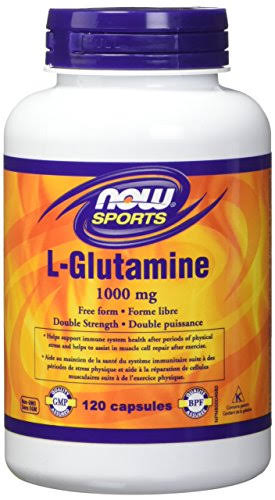 Now Sports L-Glutamine - 1000mg, 120 Capsules