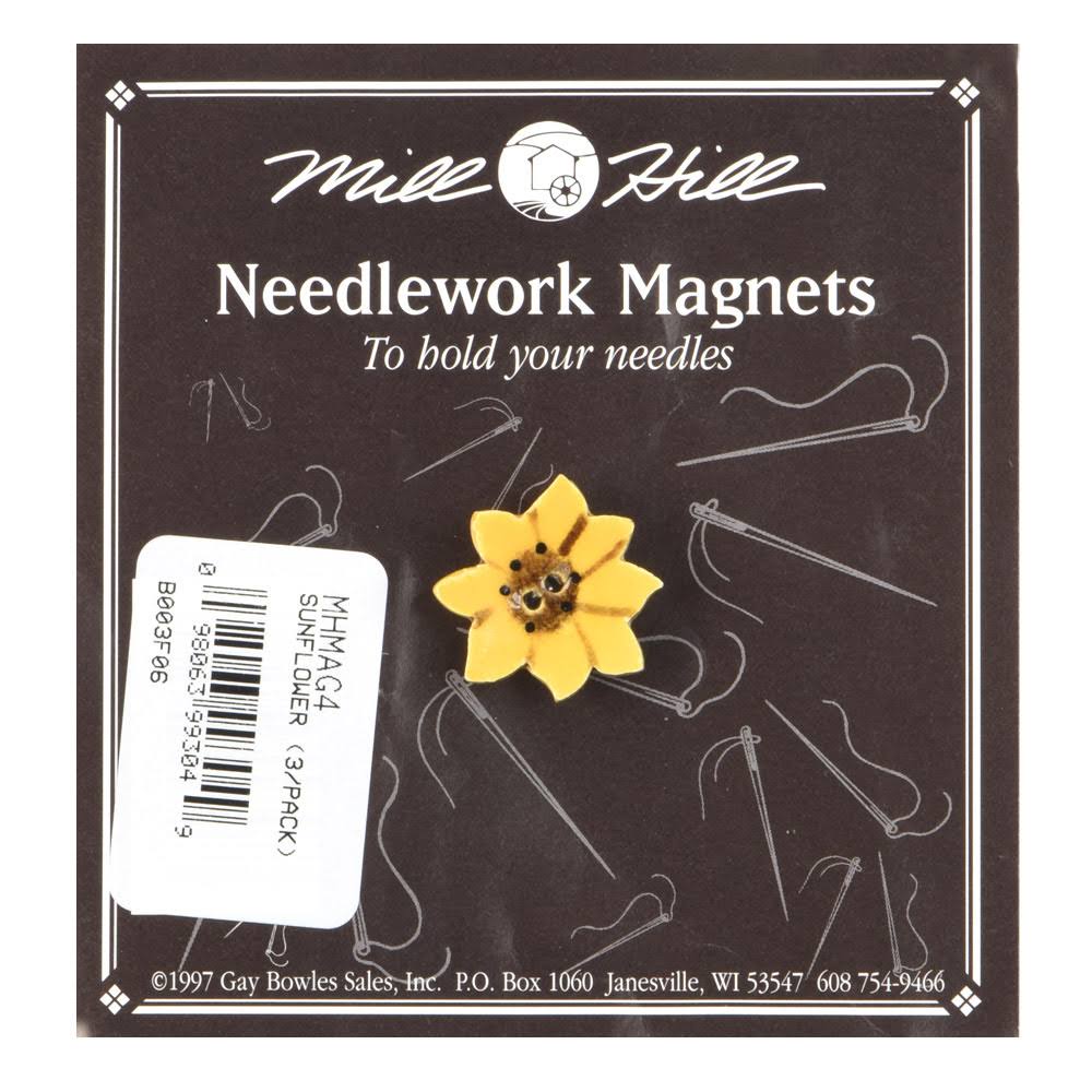 Mill Hill Sunflower Needle Magnet