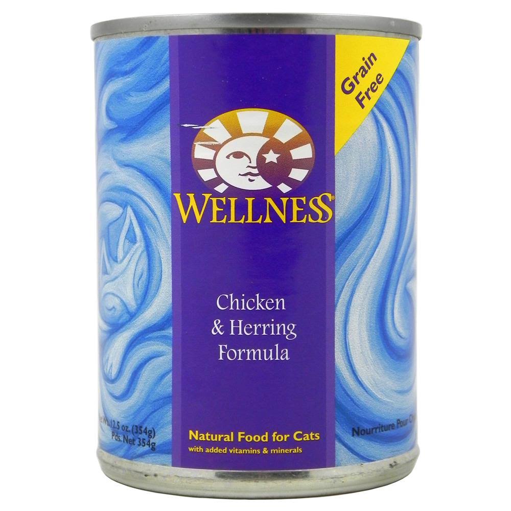 Wellness Canned Cat Food - Chicken & Herring, 12.5oz