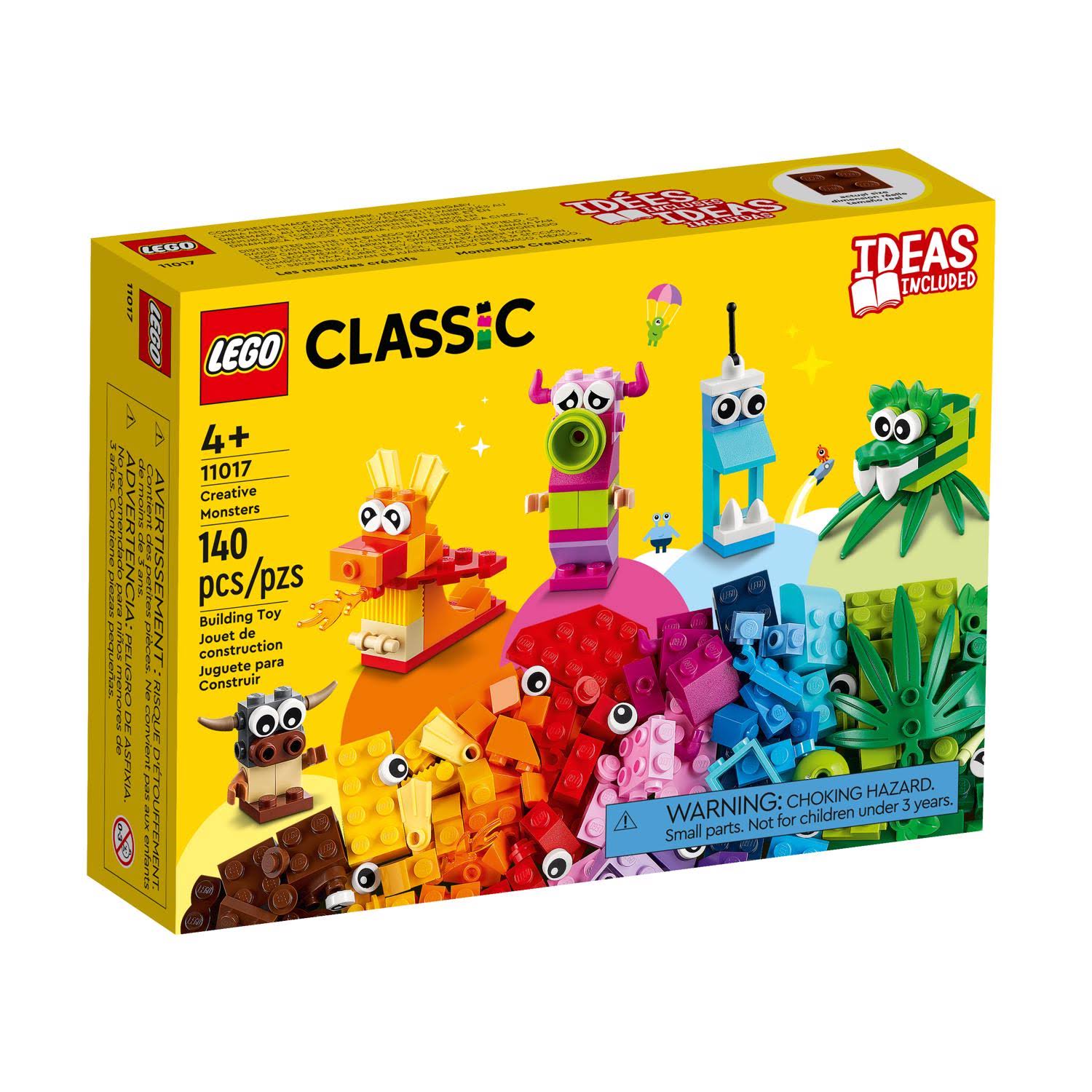 LEGO Classic: Creative Monsters 5 Mini Build Bricks Set (11017)