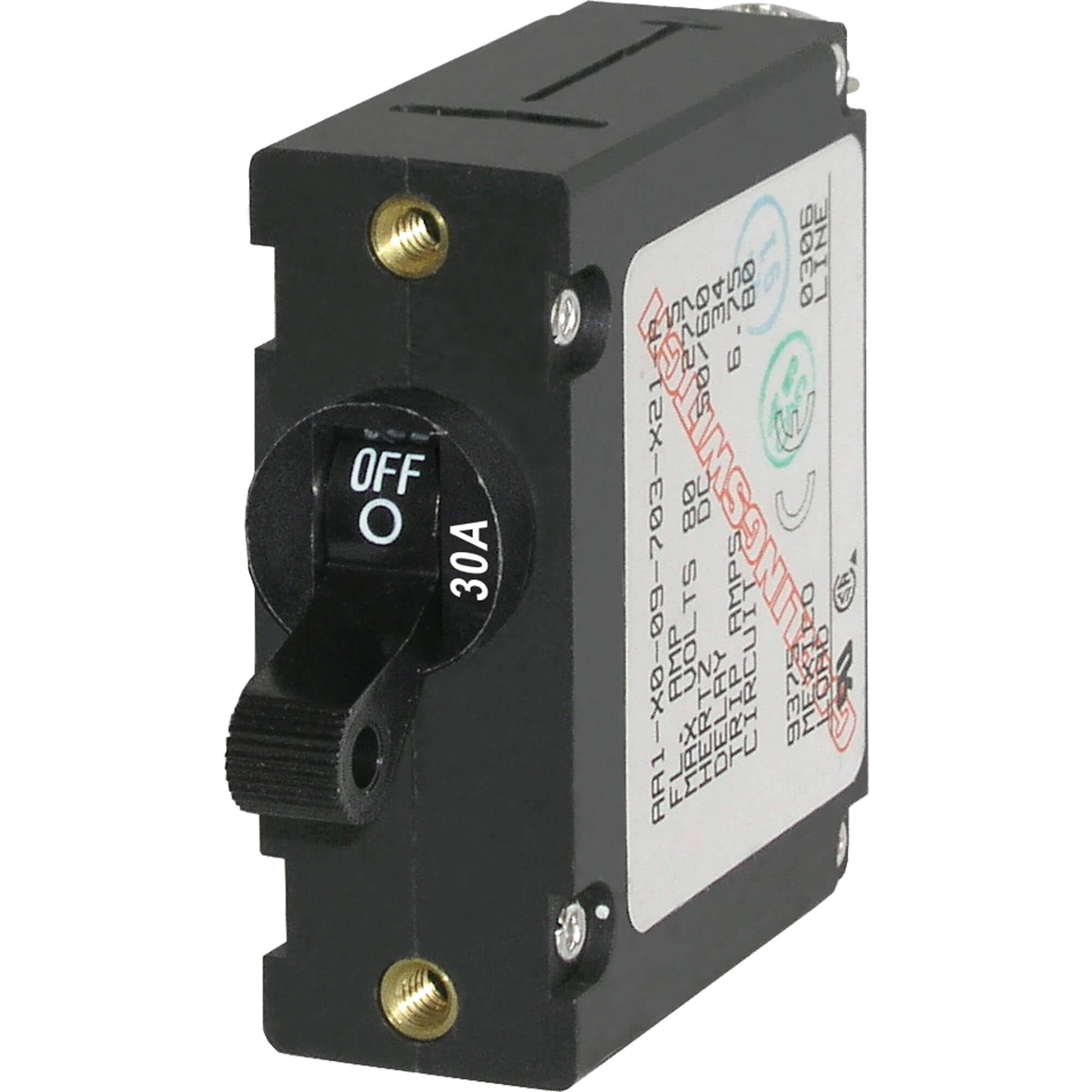 Blue Sea Systems A-Series Toggle Circuit Breakers - 30a