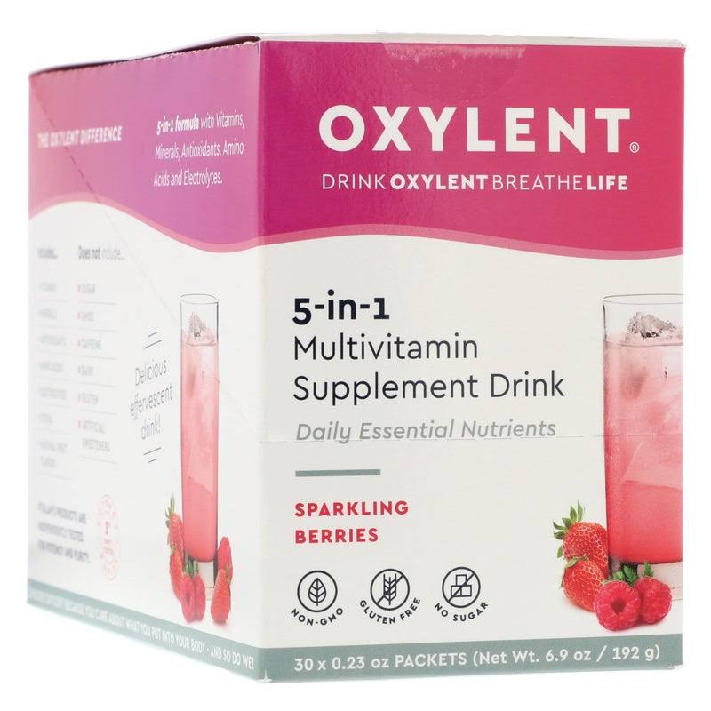 Vitalah Oxylent Multivitamin Supplement Drink - Sparkling Berries, 30 x 6.5 g