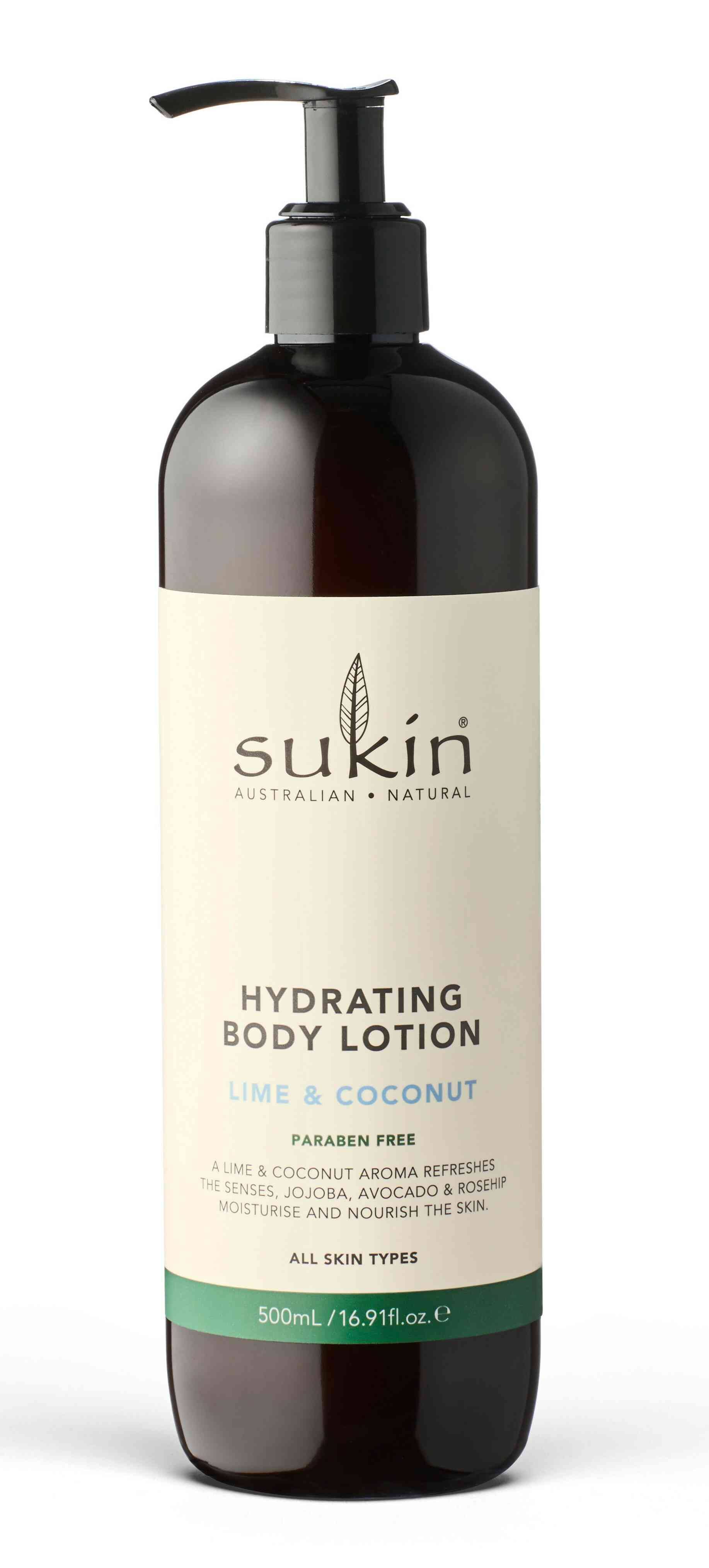 Sukin Hydrating Body Lotion - Lime and Coconut, 500ml