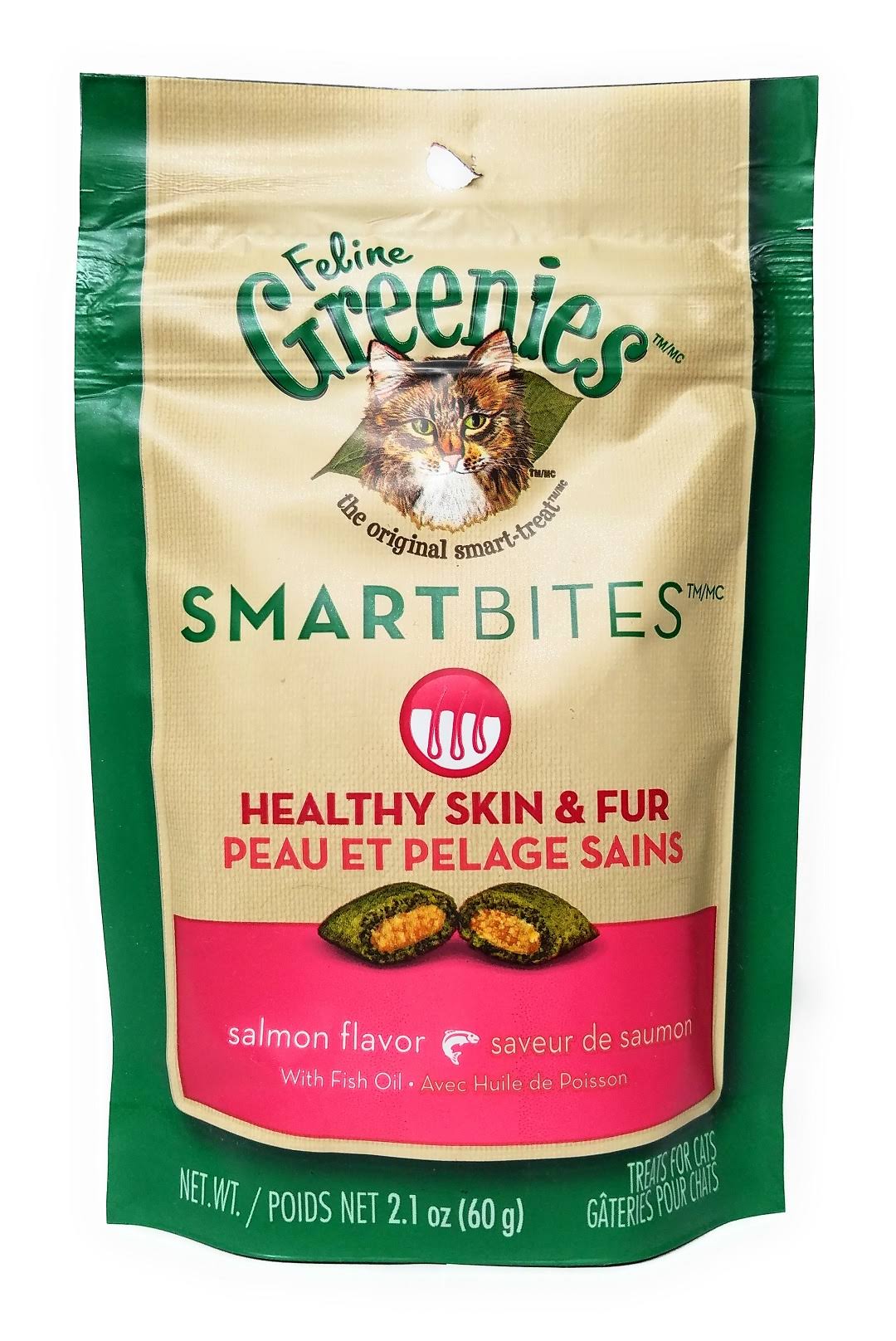 Feline Greenies SmartBites Healthy Skin & Fur - Salmon