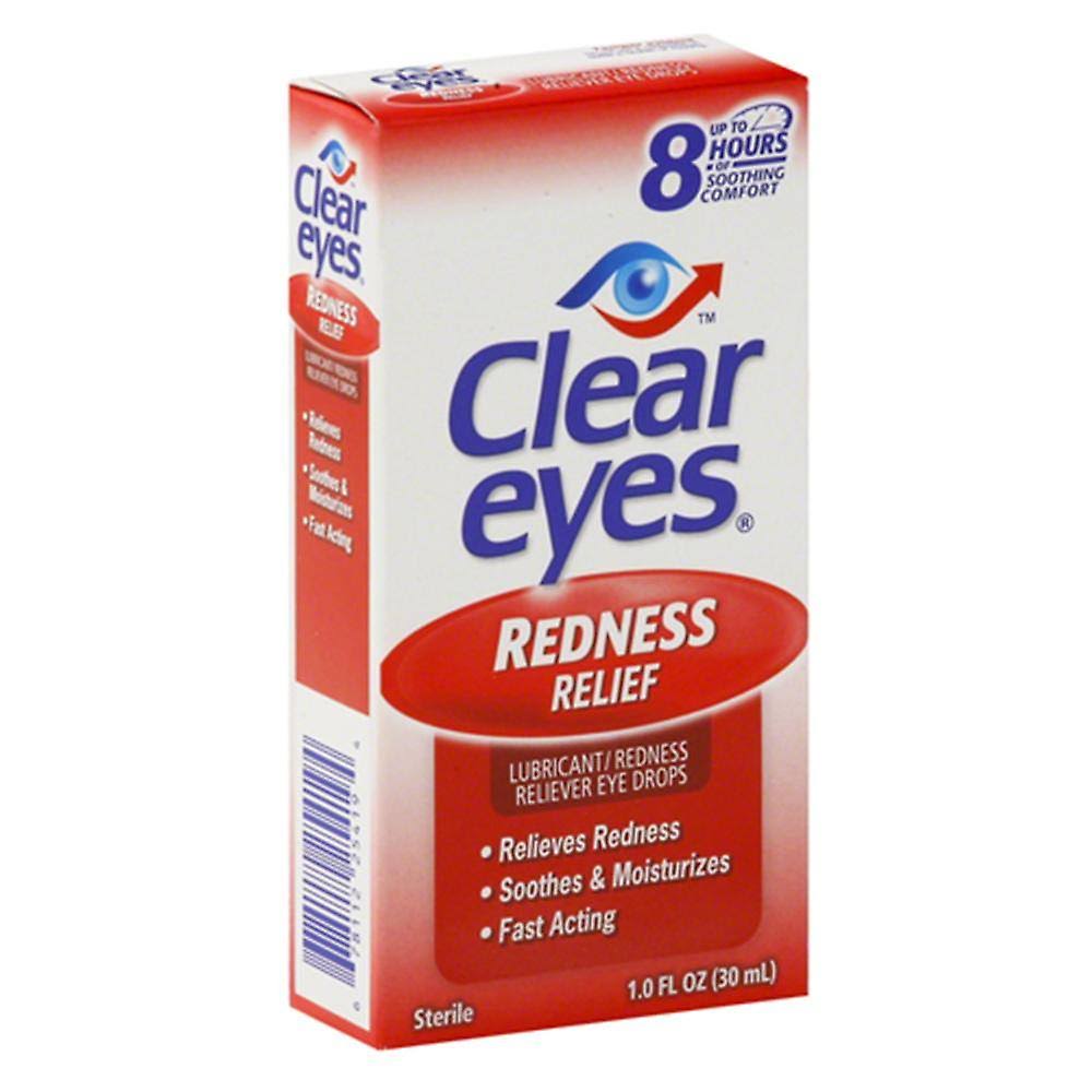 Clear Eyes Redness Relief Lubricant/Redness Reliever Eye Drops - 1 fl oz