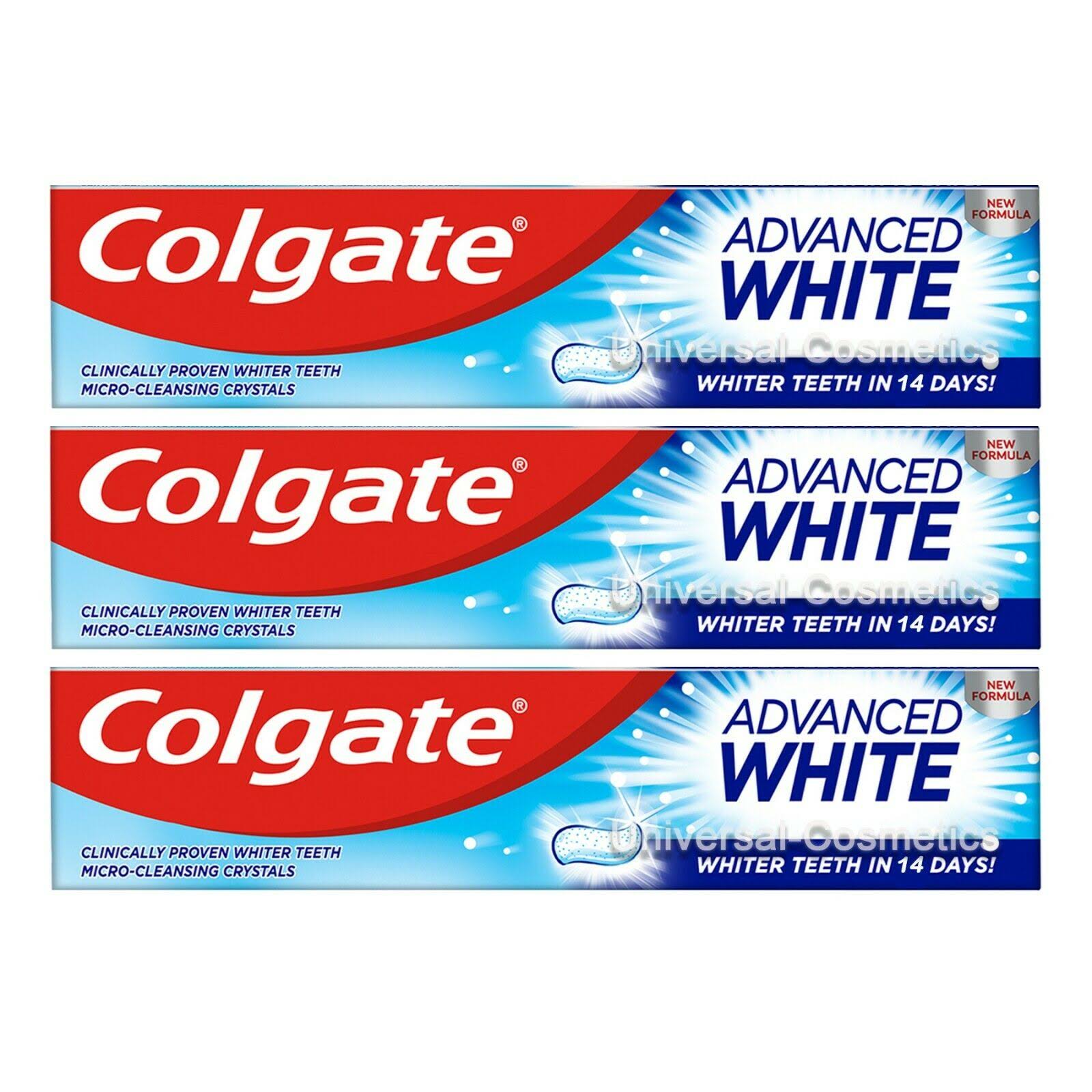 Colgate Advanced White Toothpaste 100ml X6